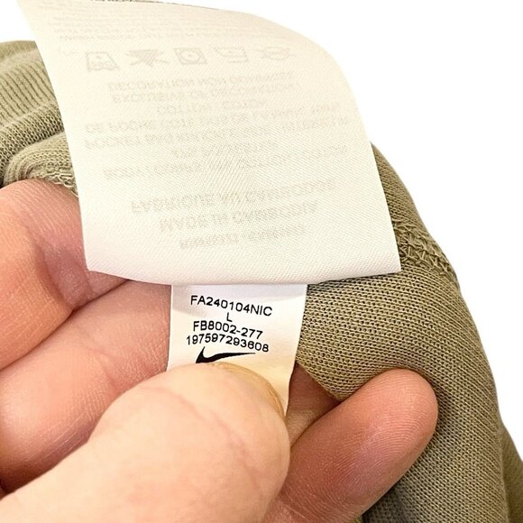 Nike Sportswear Tech Fleece Track Pants Joggers Neutral Olive Black Men's L READ - Picture 10 of 10